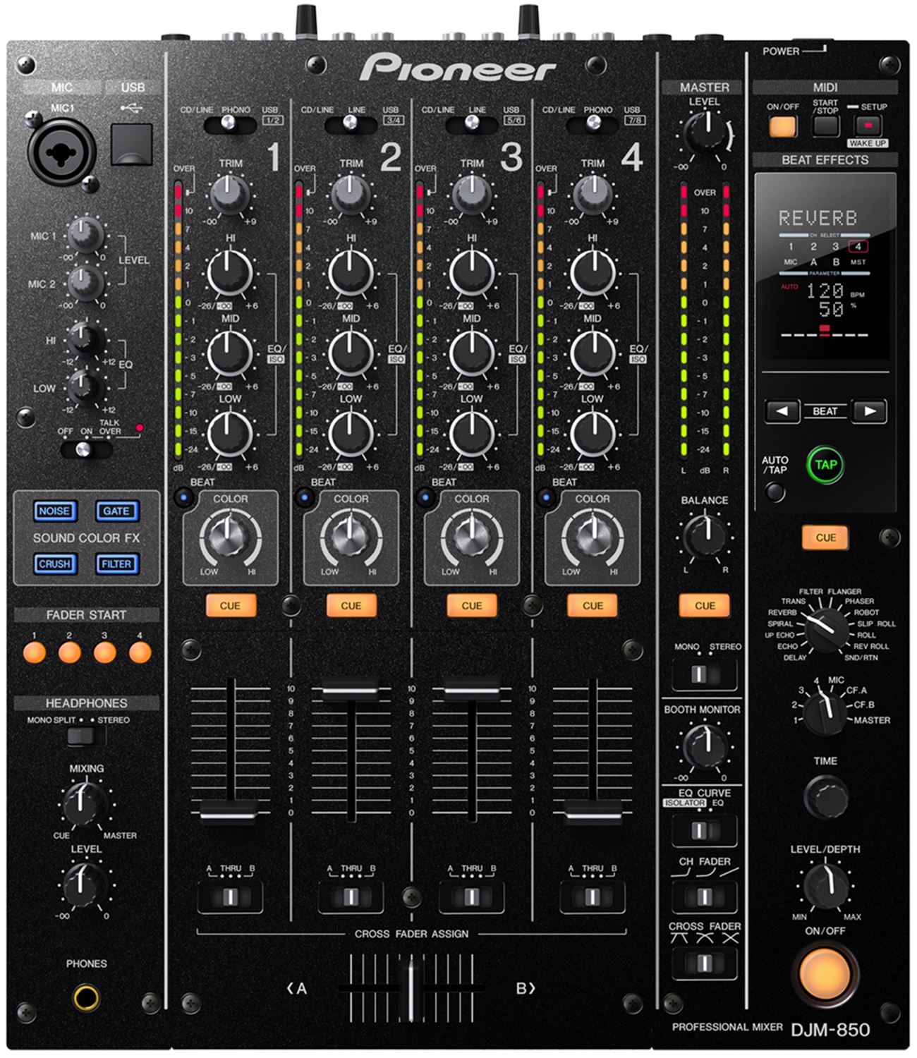 Pioneer DJM850 Mixer Hire Showtec Sussex Dj Equipment Hire