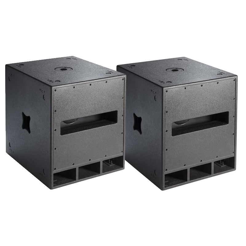 Pair of Passive 15" Bass Bins Showtec